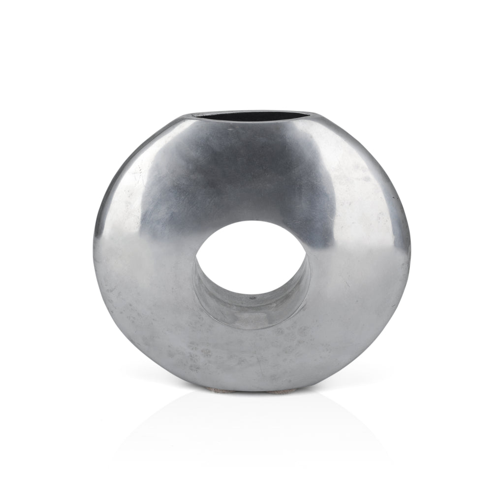 Chrome Donut Vase (A+D)