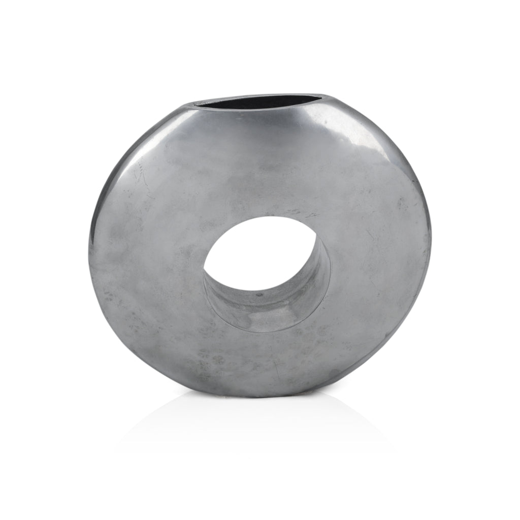Chrome Donut Vase (A+D)