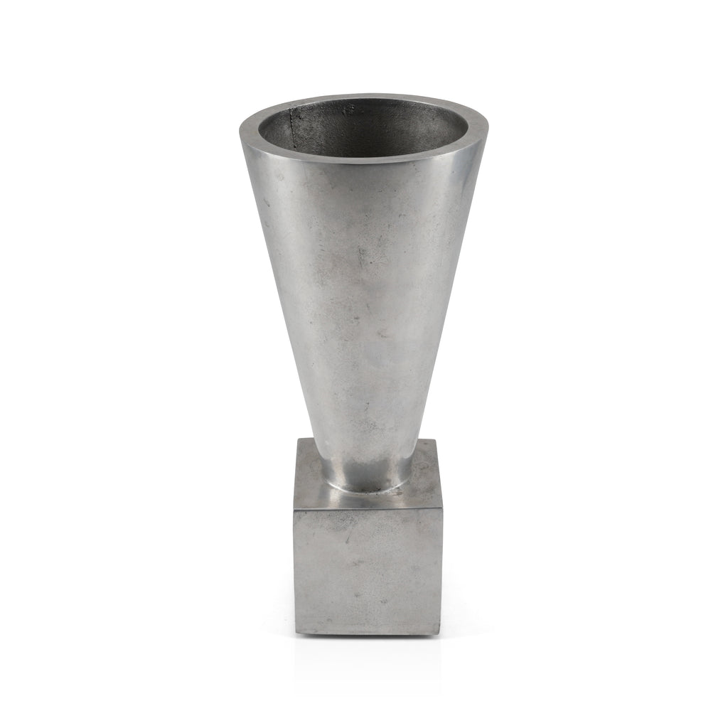 Chrome Planter / Vase (A+D)