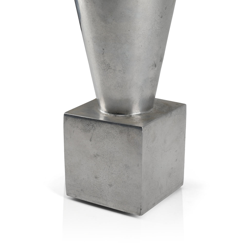 Chrome Planter / Vase (A+D)