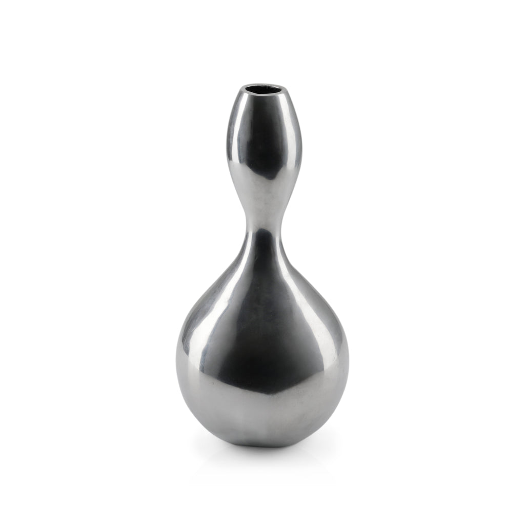 Medium Chrome Hourglass Vase (A+D)