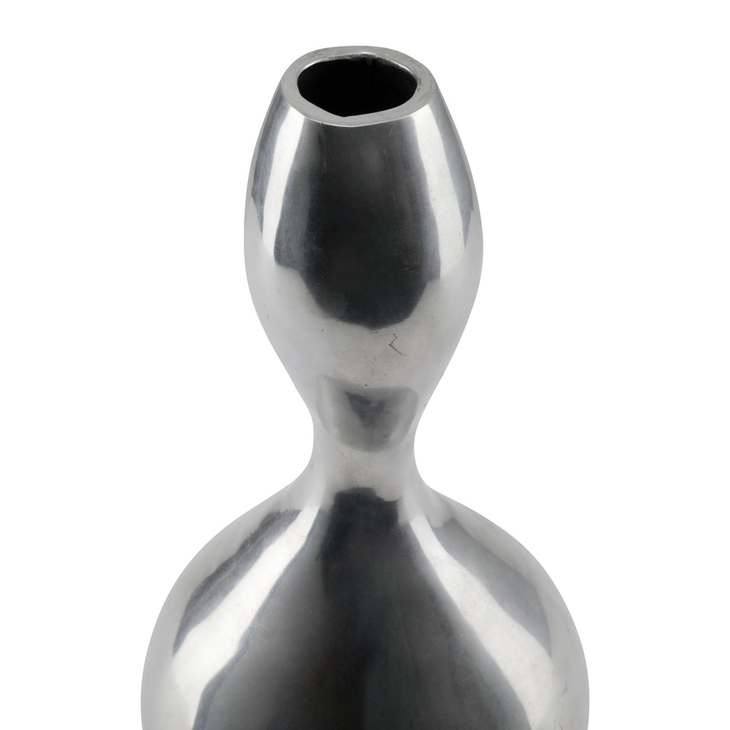 Medium Chrome Hourglass Vase (A+D)