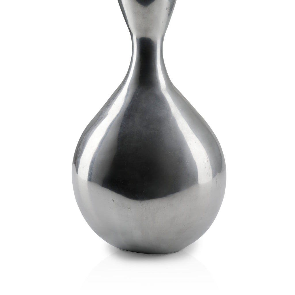 Medium Chrome Hourglass Vase (A+D)