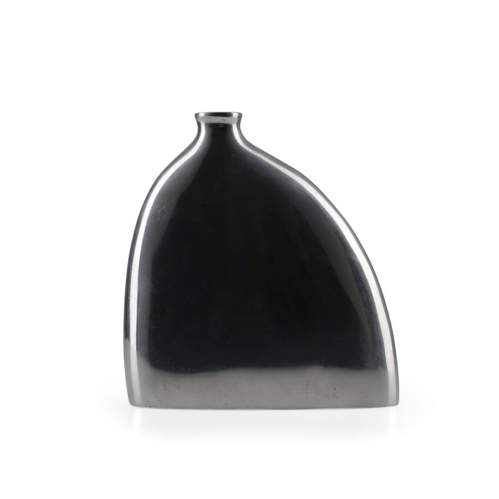 Wide Chrome Bottle Vase (A+D)