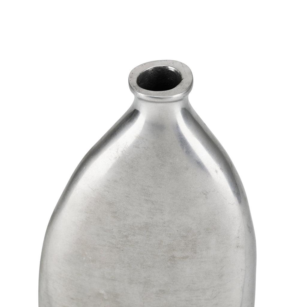 Tall Chrome Bottle Vase (A+D)