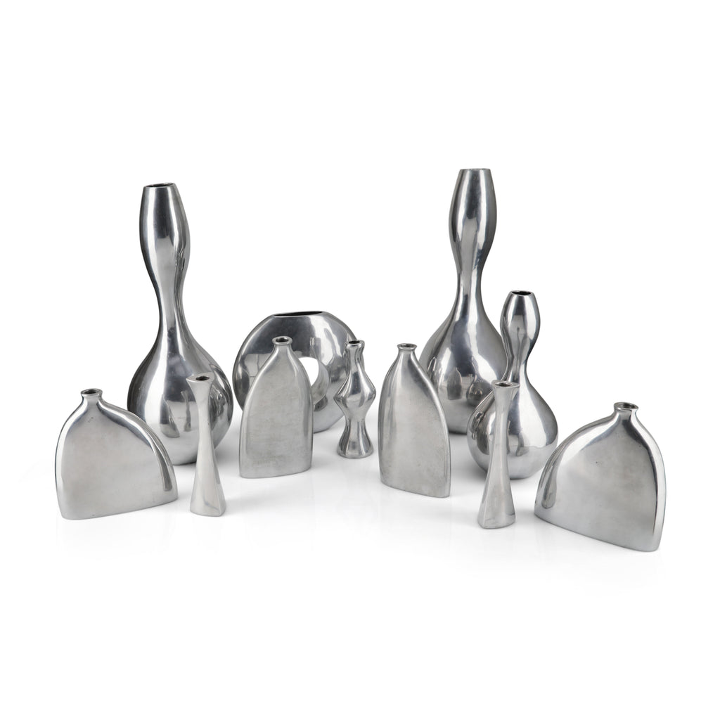 Chrome Donut Vase (A+D)