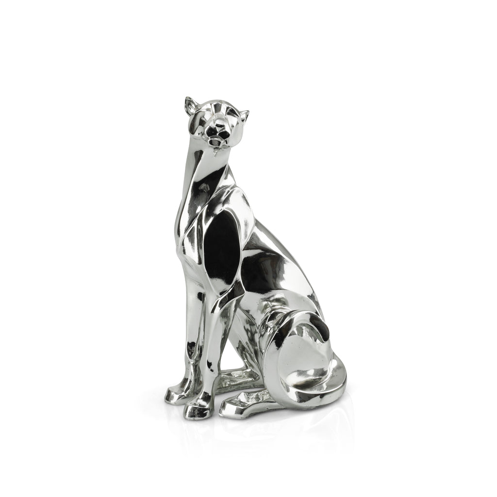 Small Chrome Seated Panther (A+D)