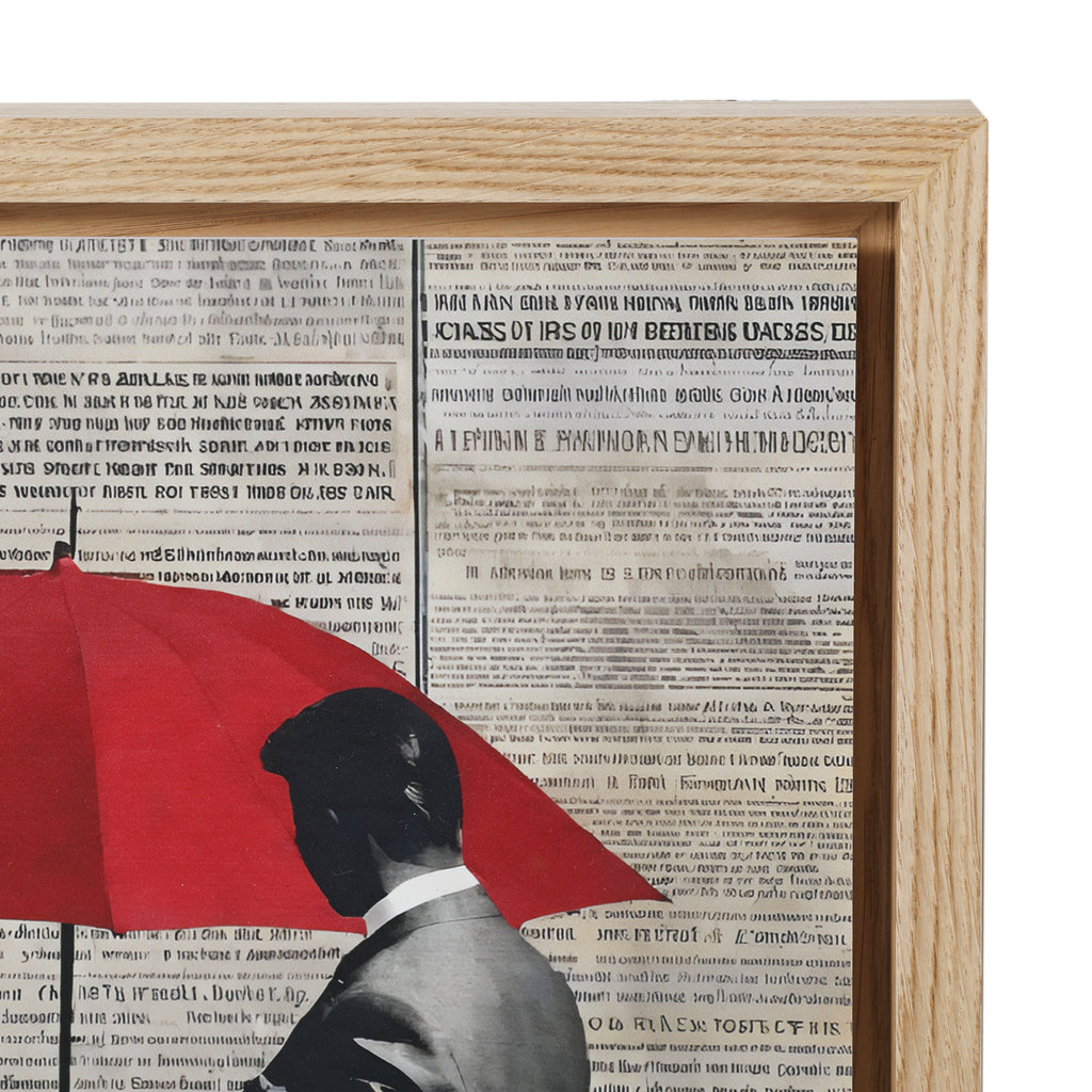 1413 (A+D) Collage Couple Red Umbrella