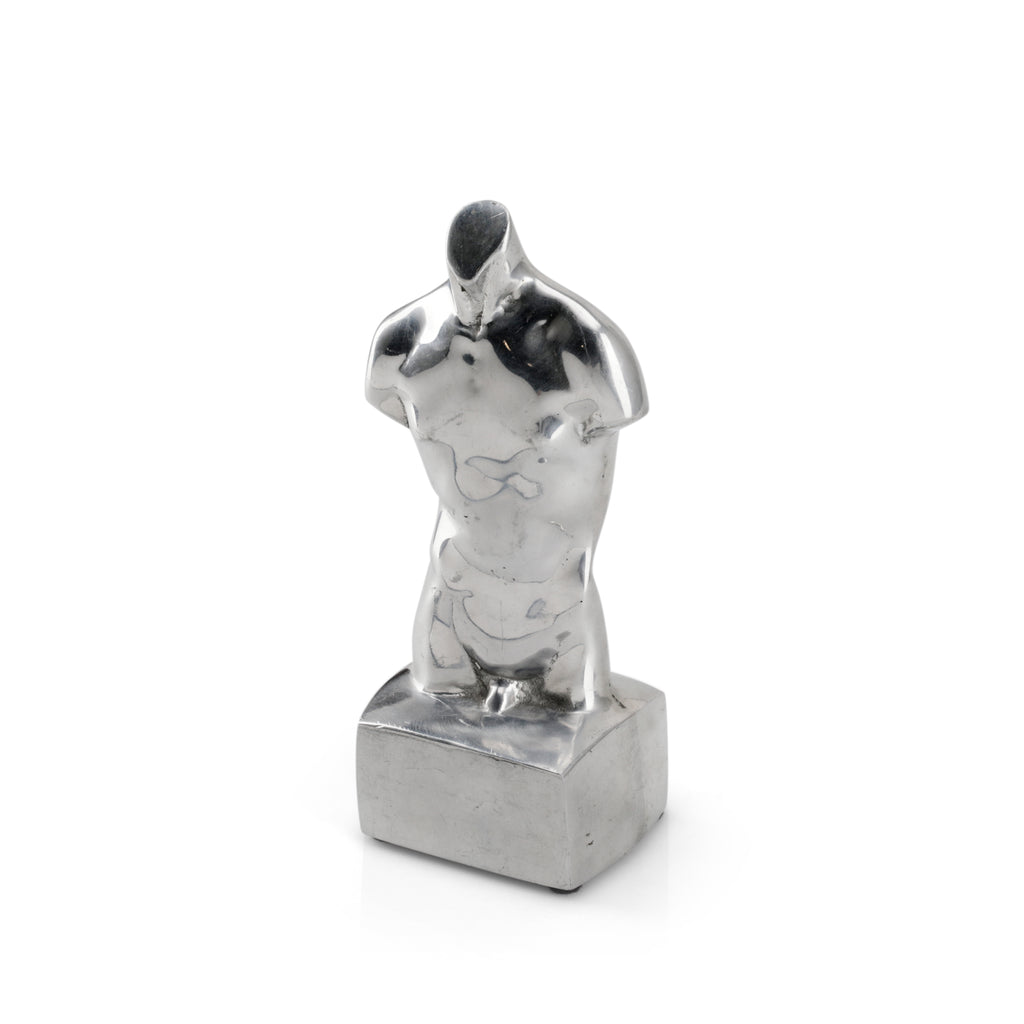 Small Chrome Male Torso Bust (A+D)