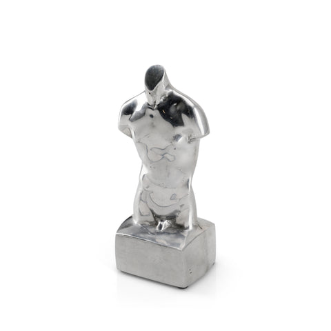 Small Chrome Male Torso Bust (A+D)