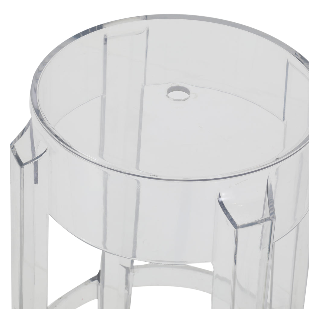 Clear Lucite Kartell Ghost Stool