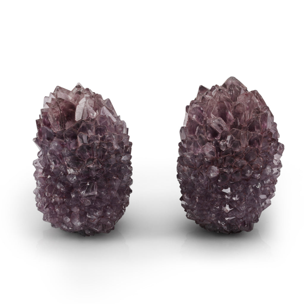Purple Crystal Bookends (A+D)