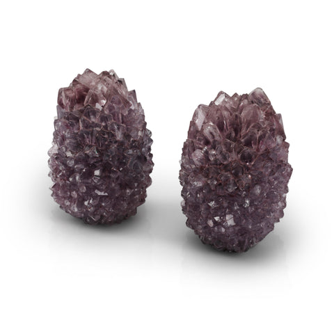 Purple Crystal Bookends (A+D)