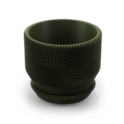 Green Acrylic 3D Printed Planter