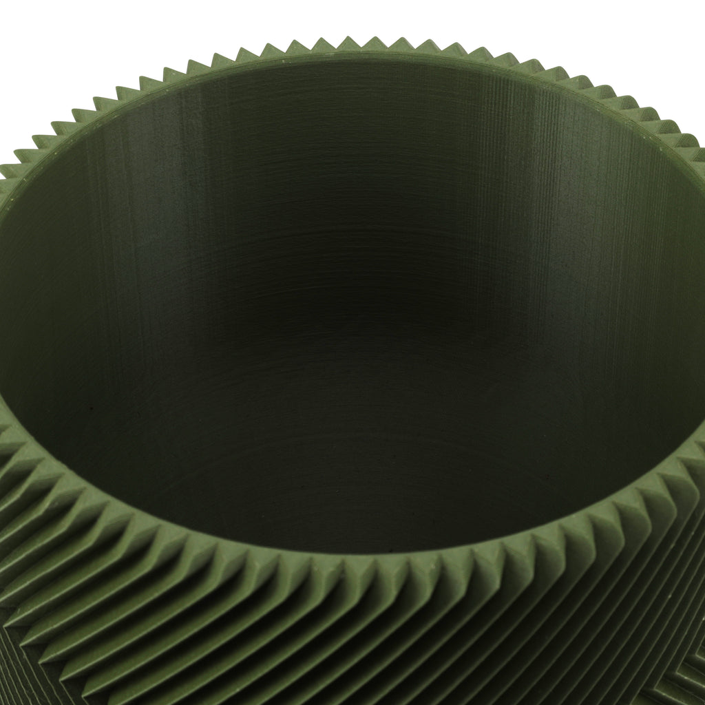Green Acrylic 3D Printed Planter