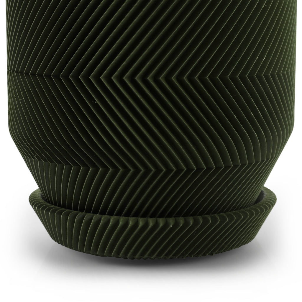 Green Acrylic 3D Printed Planter