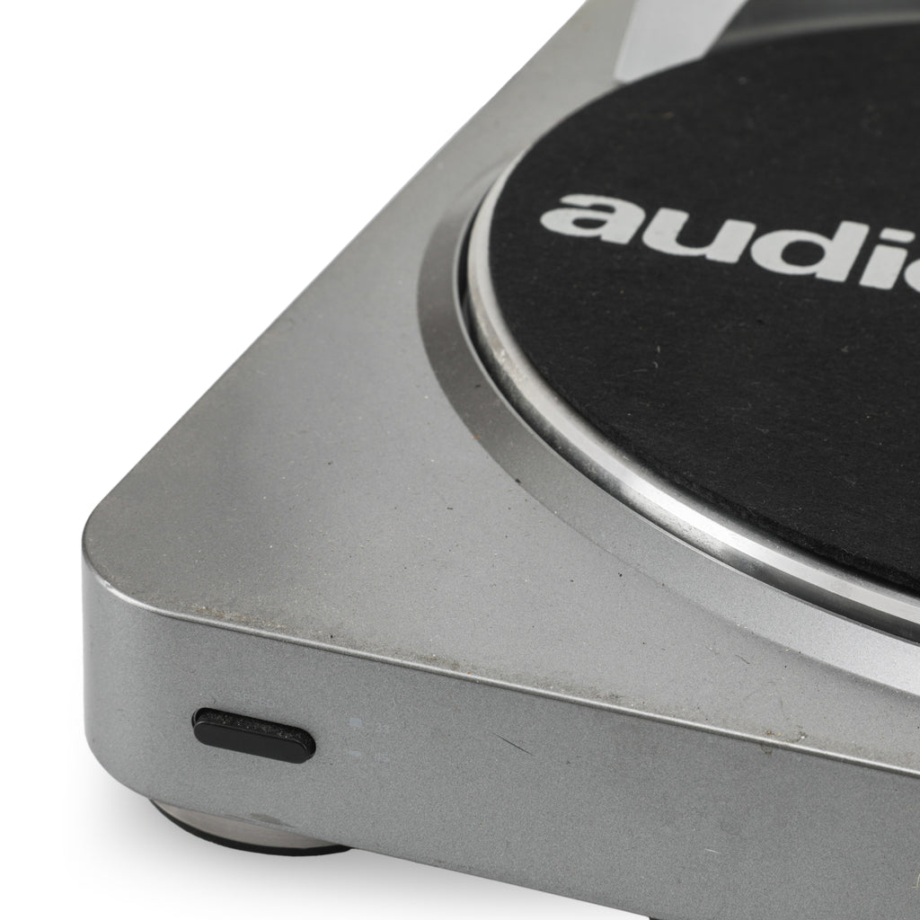Audio Technica Silver Turntable