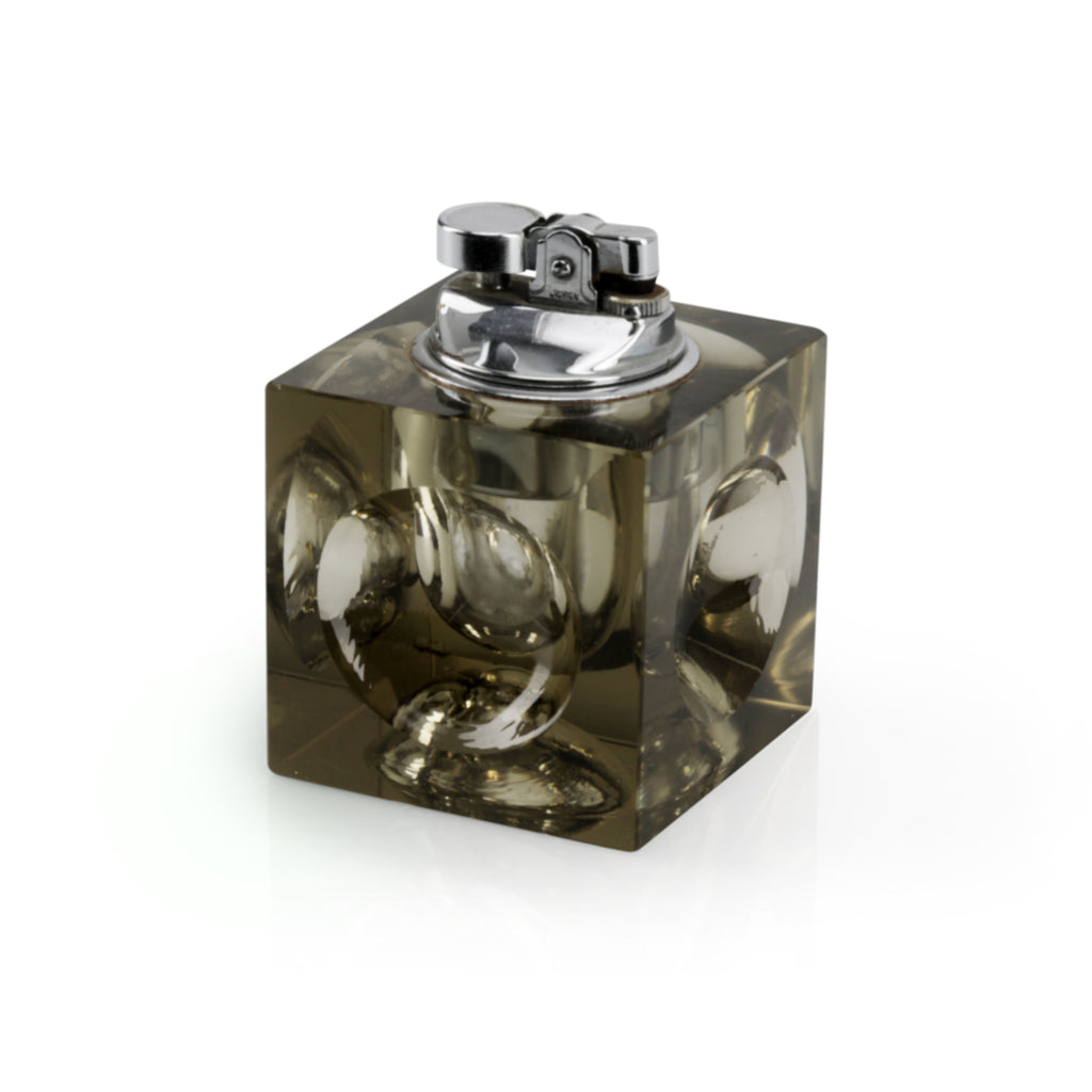 Smoked Acrylic Cube Lighter