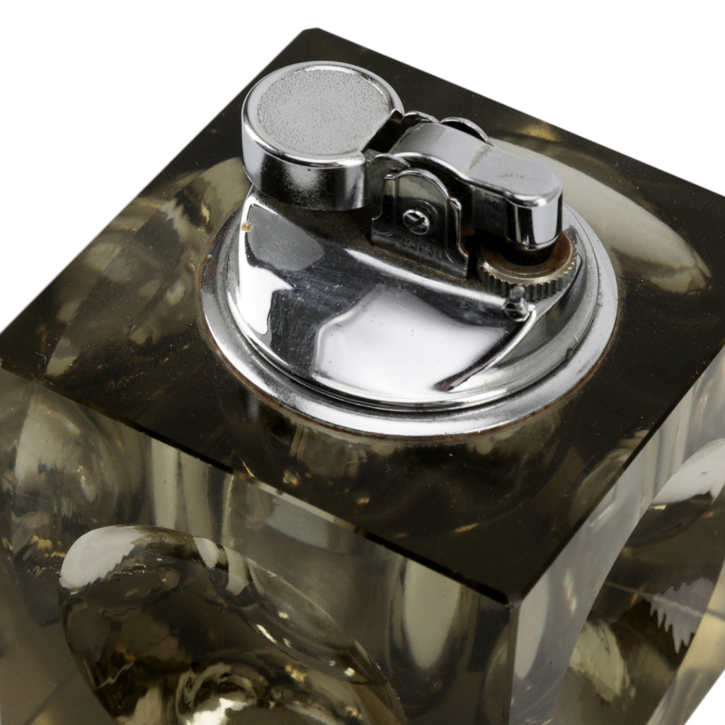 Smoked Acrylic Cube Lighter
