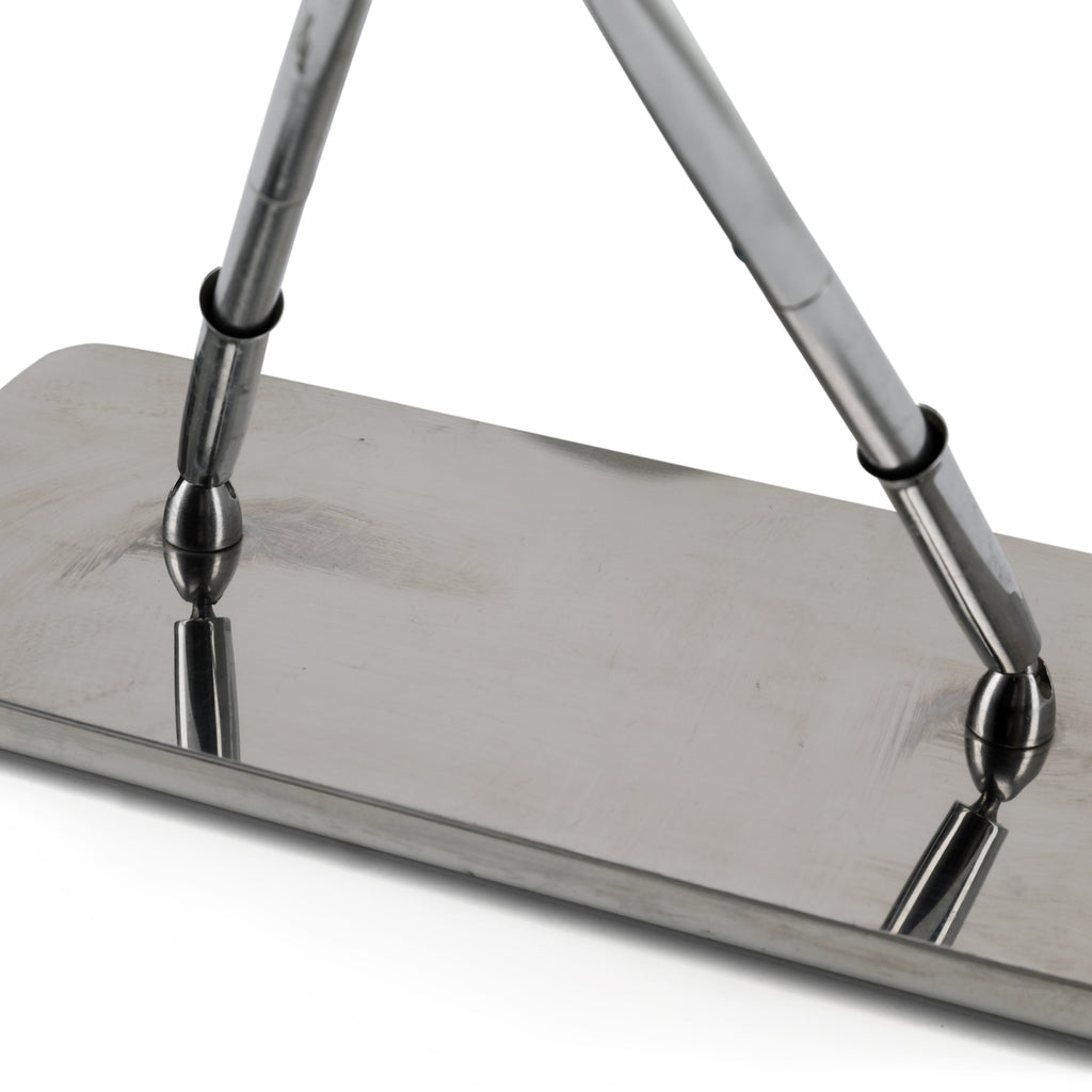 Chrome Double Pen Holder