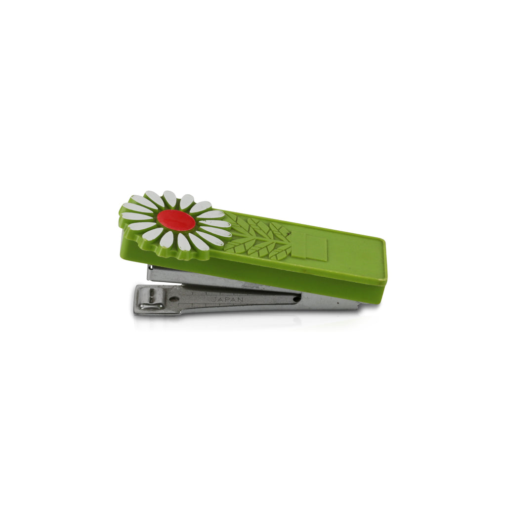 Vintage Green Flower Stapler