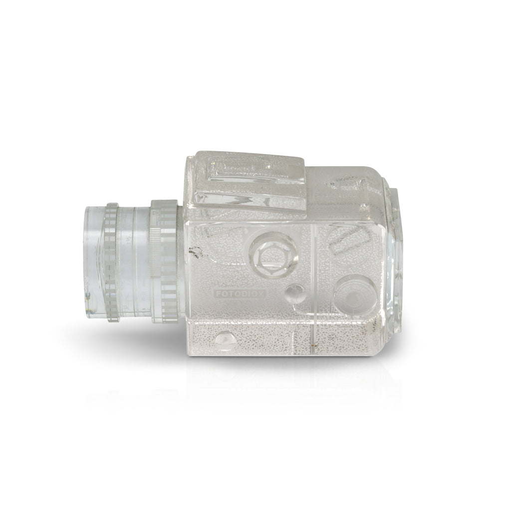 Glass Video Camera Paperweight (A+D)