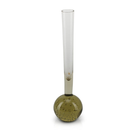 Olive Green Glass Sculpture (A+D)