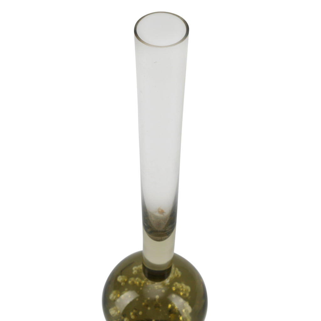 Olive Green Glass Sculpture (A+D)