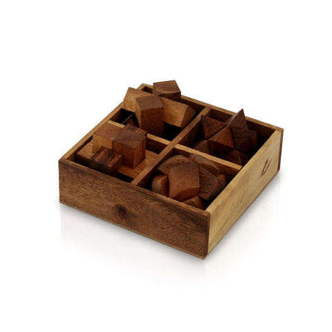 Decorative Wood Puzzle Box (A+D)