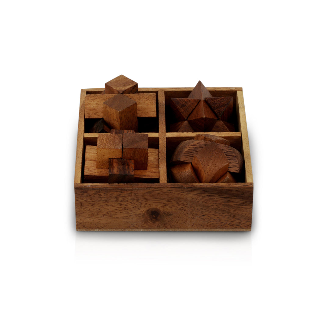 Decorative Wood Puzzle Box (A+D)