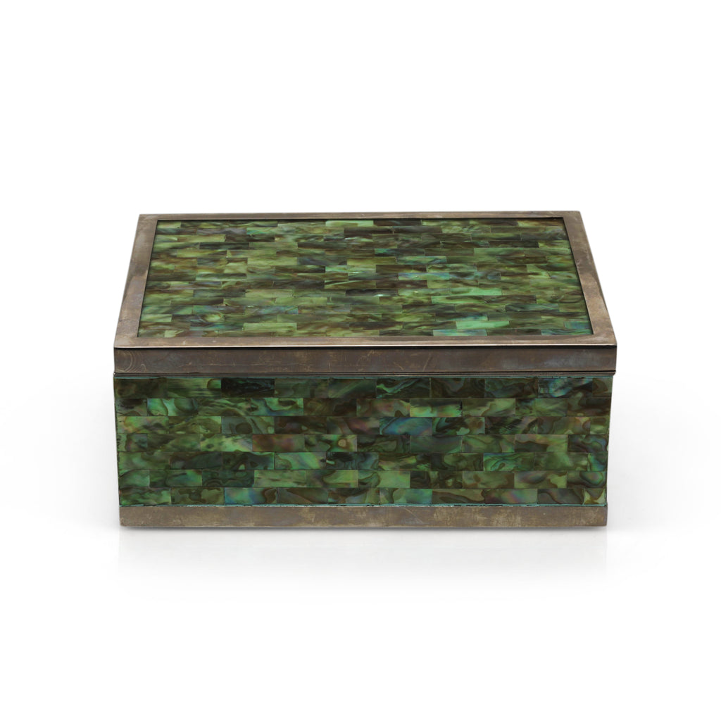 Iridescent Green Tile Box (A+D)