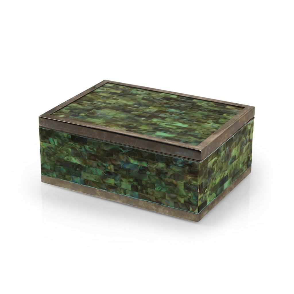 Iridescent Green Tile Box (A+D)