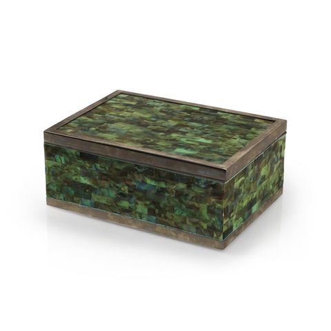 Iridescent Green Tile Box (A+D)