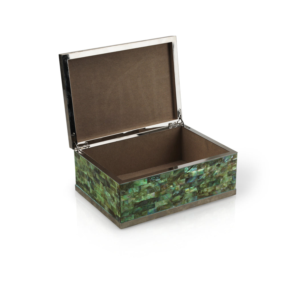 Iridescent Green Tile Box (A+D)