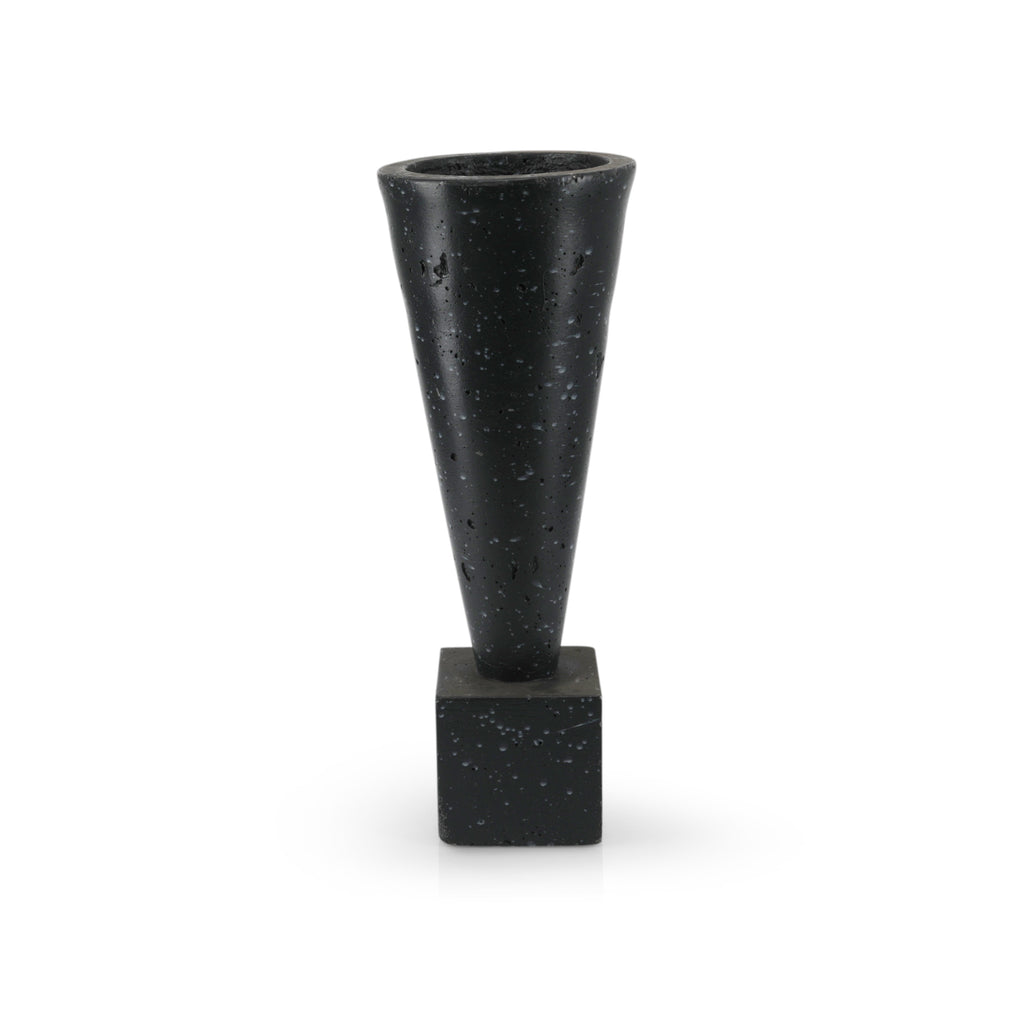 Medium Black Cone Planter