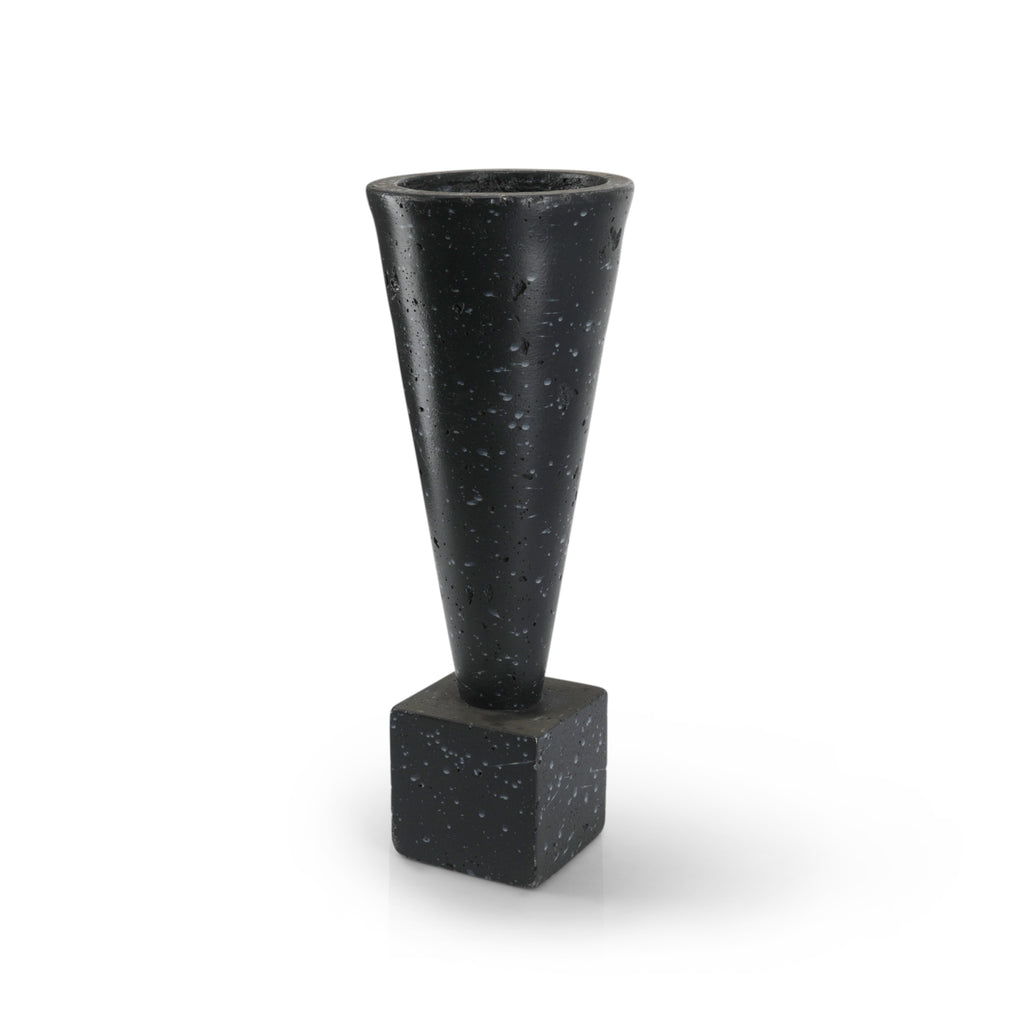 Medium Black Cone Planter