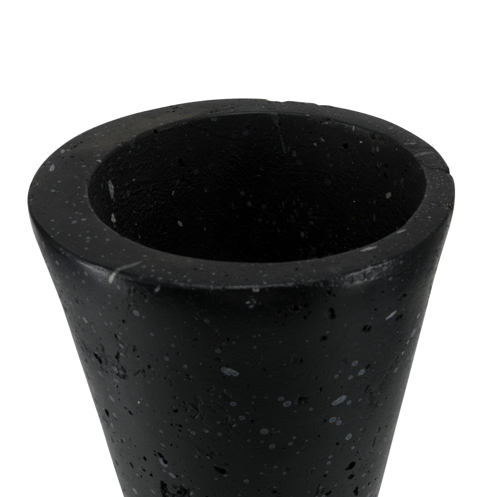 Large Black Cone Planter