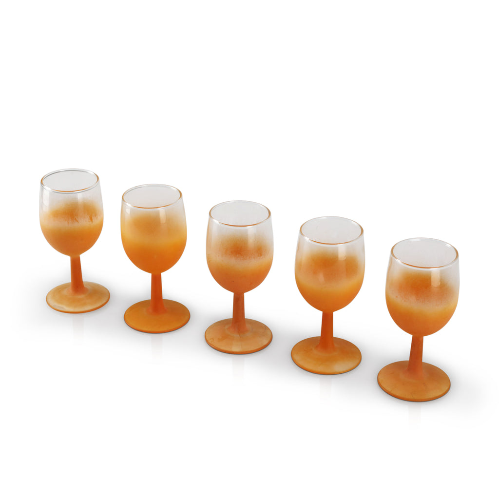 Orange Ombre Stemware