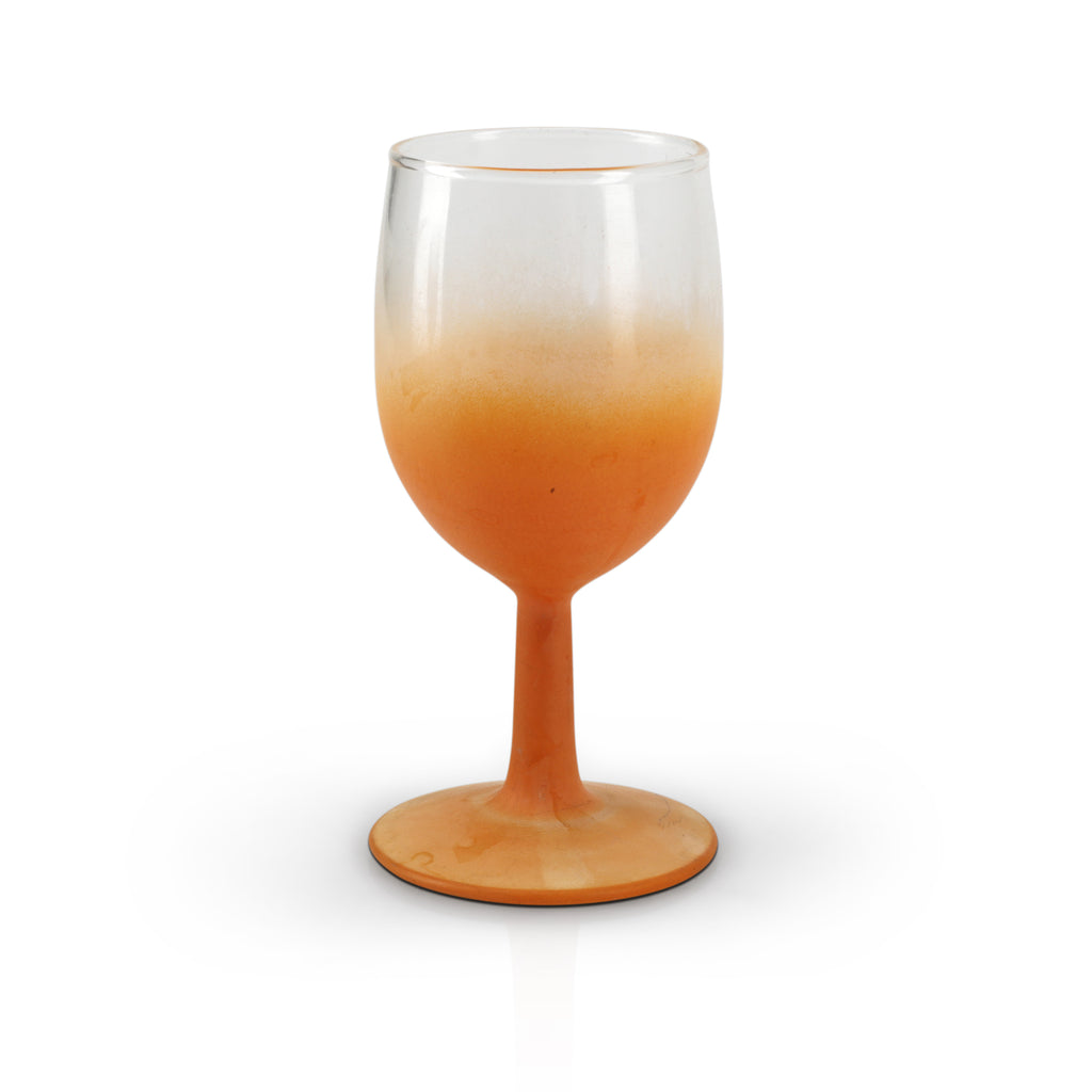 Orange Ombre Stemware