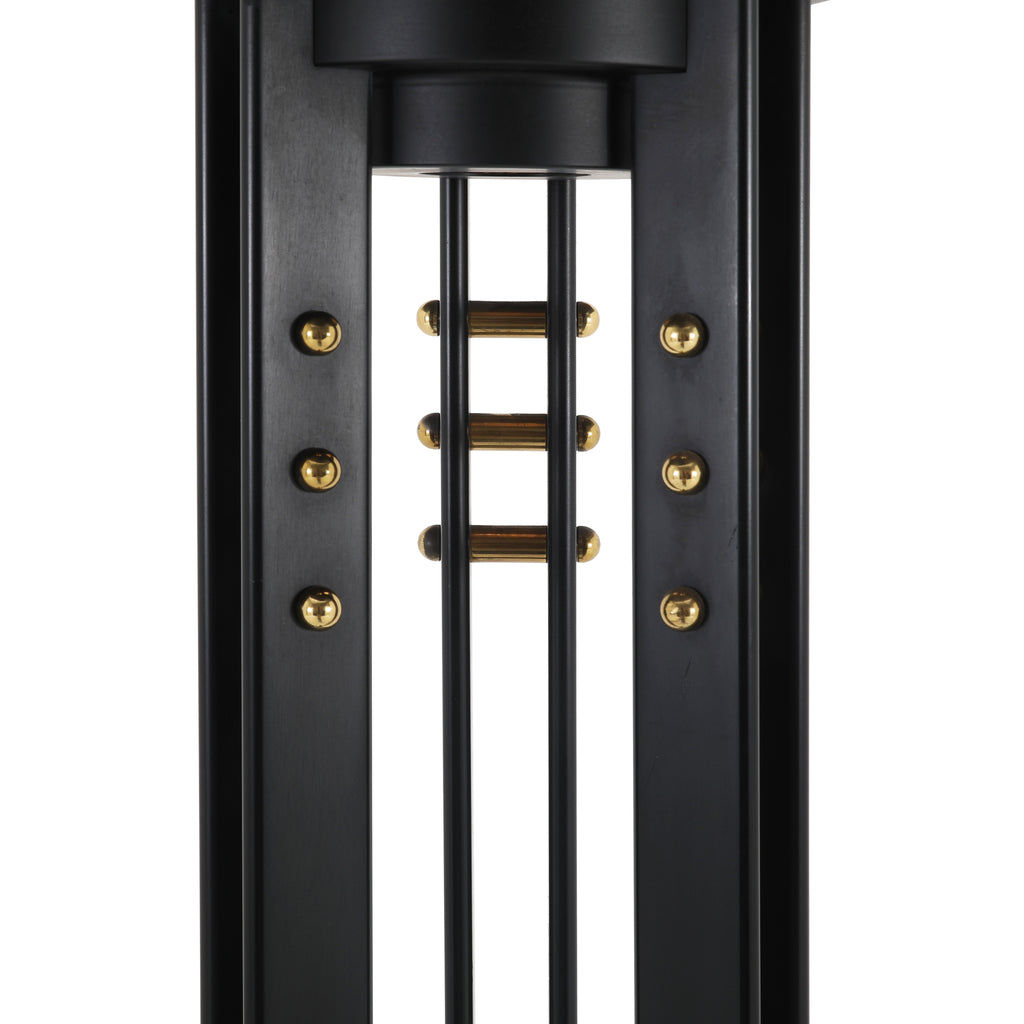 Large Black Torchiere