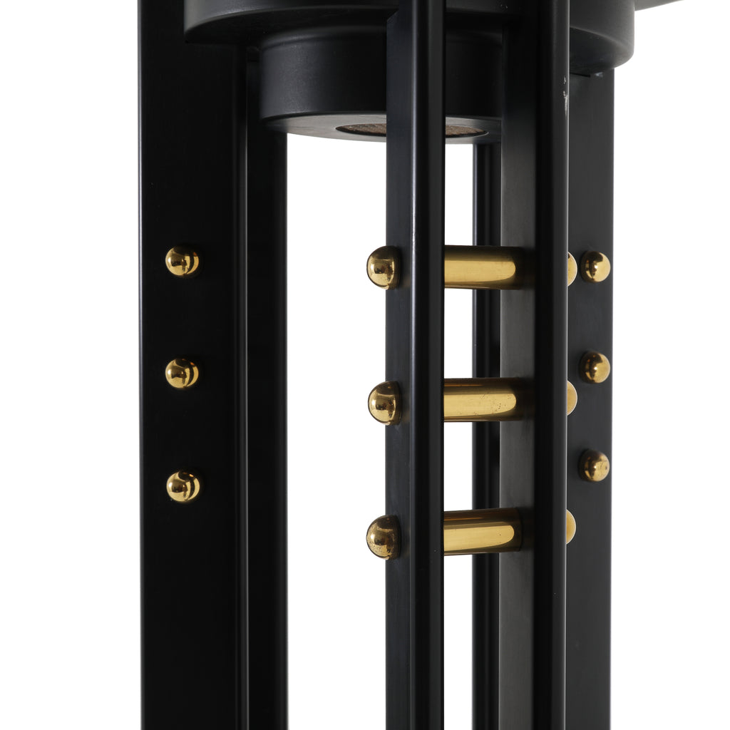 Large Black Torchiere