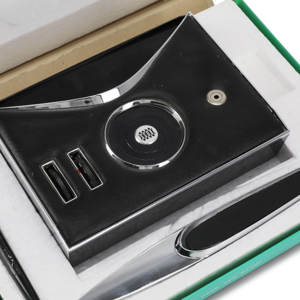 Black Leather Ross Desk Speaker