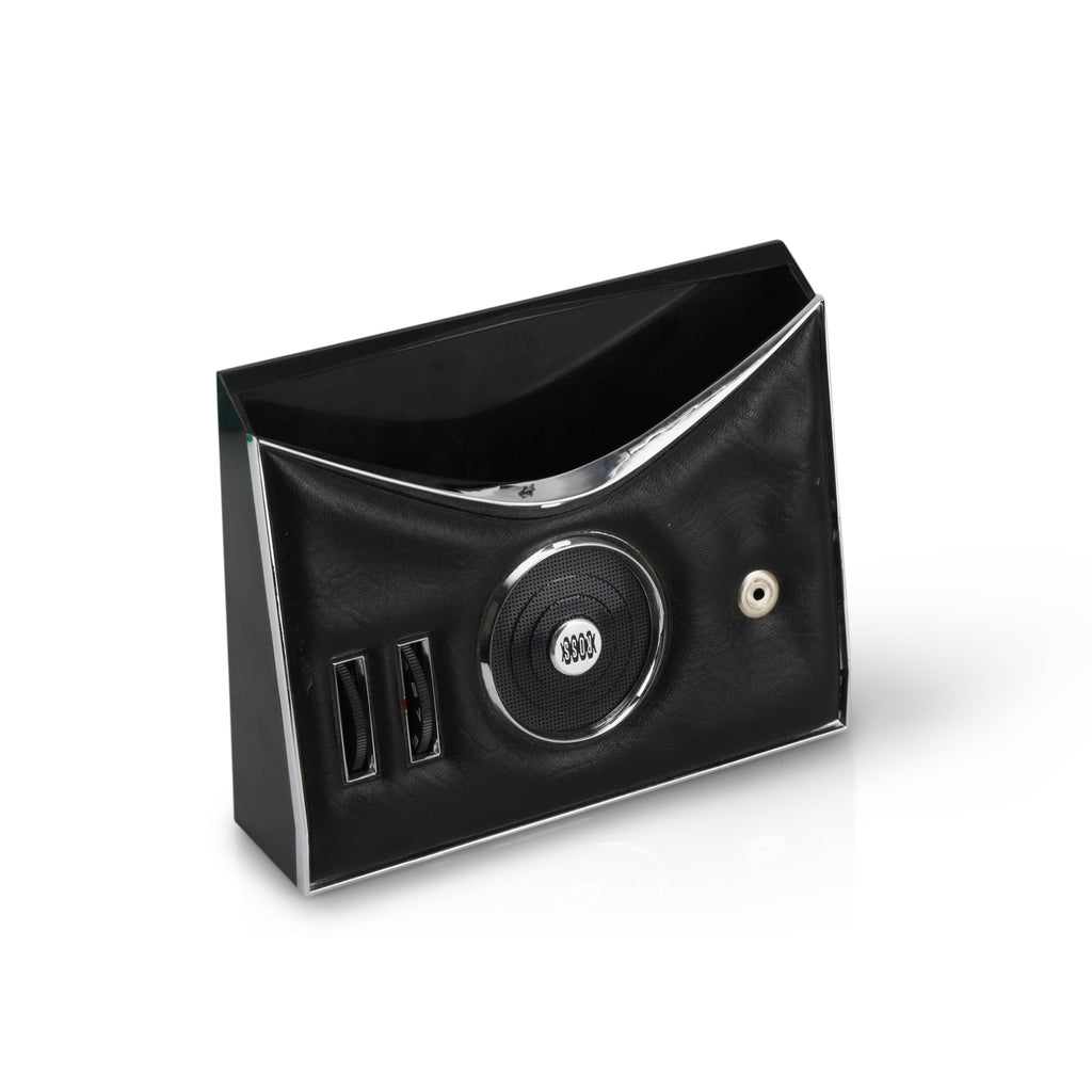 Black Leather Ross Desk Speaker