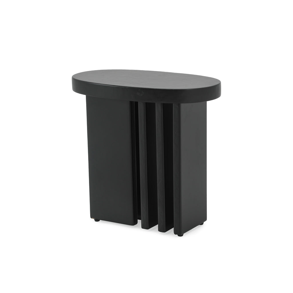 Black Minimalist Side Table