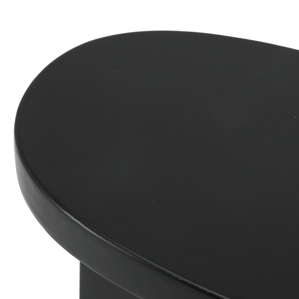 Black Minimalist Side Table