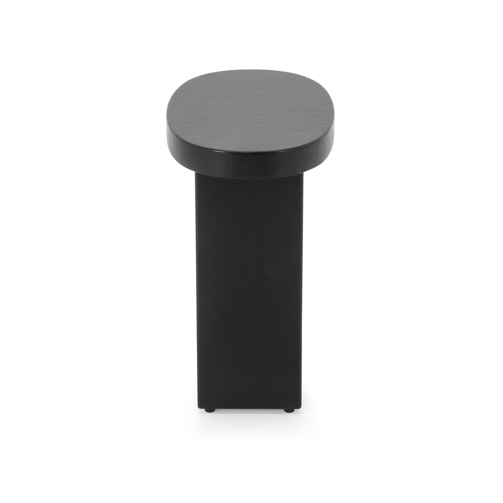 Black Minimalist Side Table