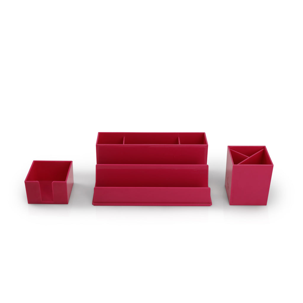 Pink Desk Organizer Set (A+D)