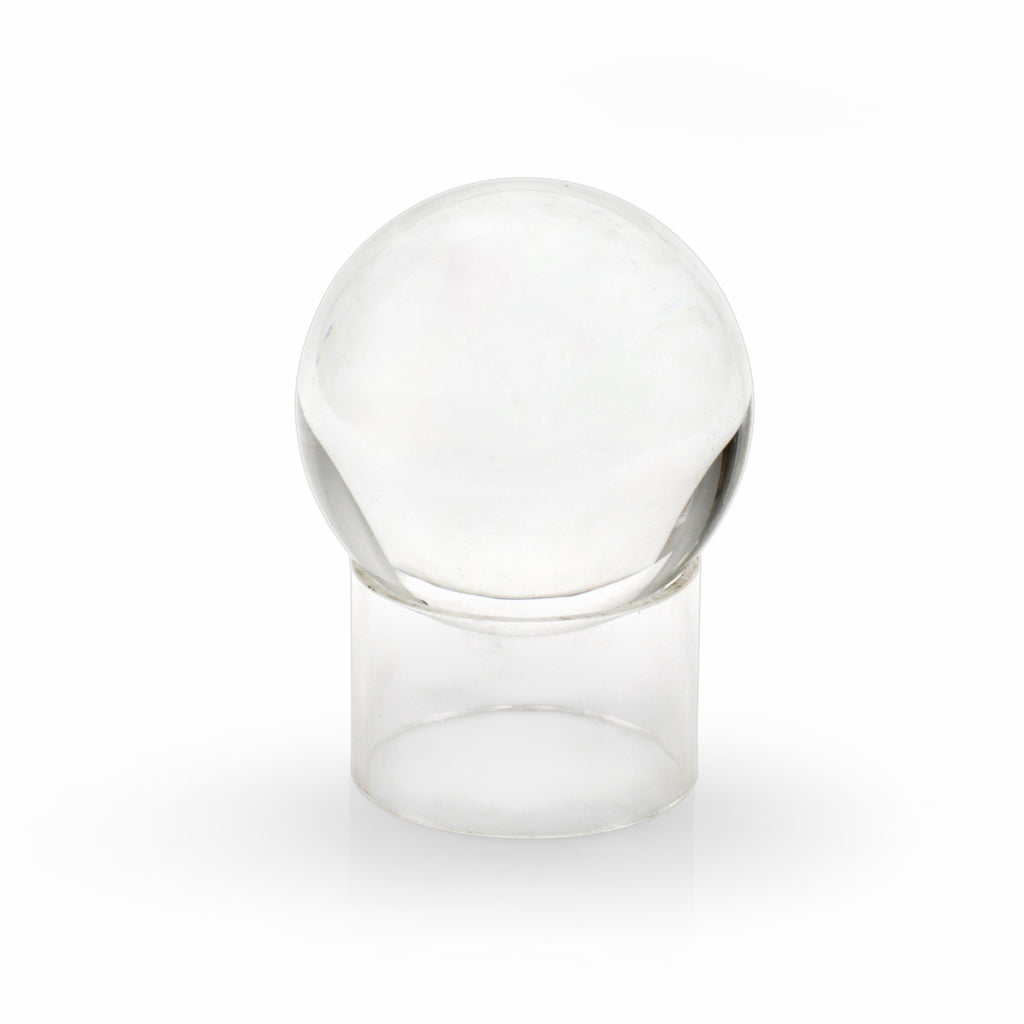 Glass Paperweight Sphere w/ Stand (A+D)