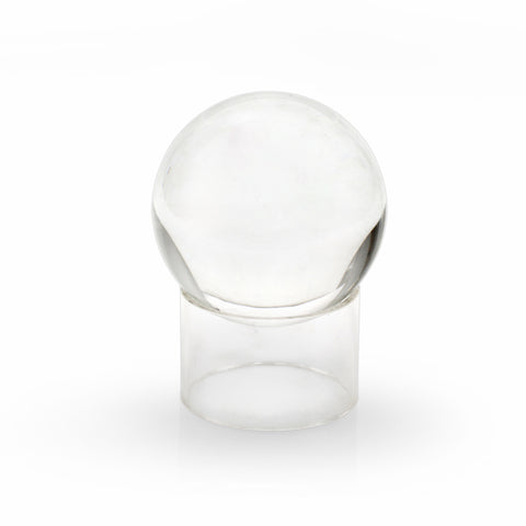 Glass Paperweight Sphere w/ Stand (A+D)
