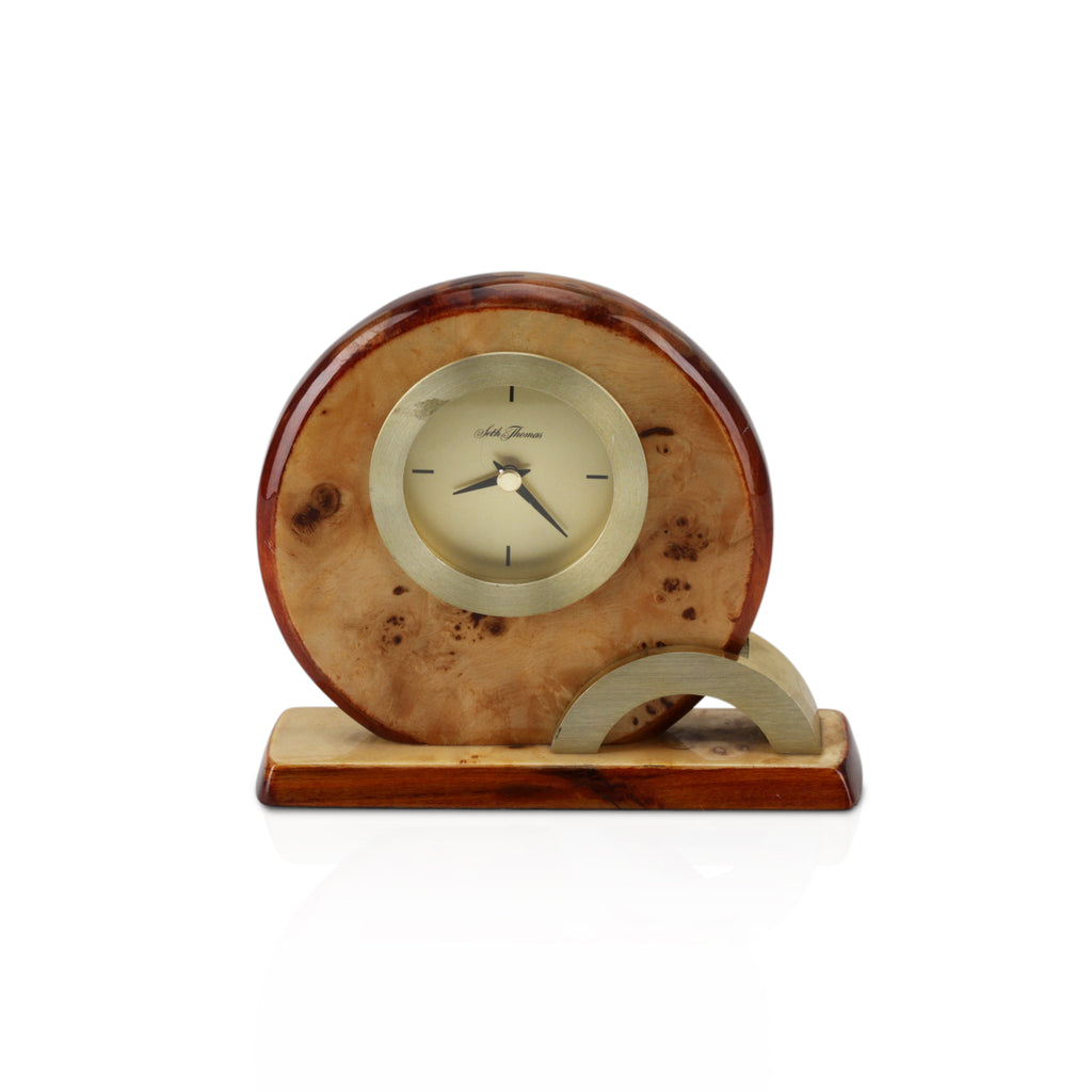 Burlwood Seth Thomas Clock